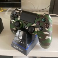 Зелен камофлжен джойстик PS4, снимка 1 - Аксесоари - 44351234