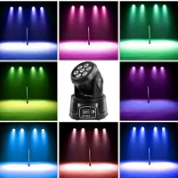 10 W движеща се глава RGBW светодиоди Осветление на сцената, снимка 4 - Друга електроника - 44693766