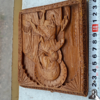 Стара восъчна икона за стена религия богородица, снимка 8 - Антикварни и старинни предмети - 36129184