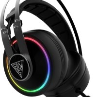 Слушалки с микрофон Геймърски Gamdias HEBE P1A 7.1 Черни с RGB подсветка Gaming Headset, снимка 2 - Слушалки и портативни колонки - 35785439