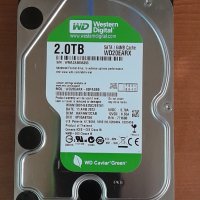 Хард диск WD Green 2TB, снимка 1 - Твърди дискове - 41066437