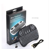 Мини безжична клавиатура с тъчпад и подсветка mini keyboard, снимка 8 - Друга електроника - 42378173