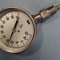 биметален термометър Wika ф100mm, -20+100°C, снимка 8 - Резервни части за машини - 34452528