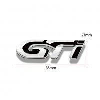 GTI емблема Silver - Black, снимка 2 - Аксесоари и консумативи - 35723972
