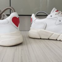 LOVE MOSCHINO Leather Sneakers Size 36- 23- 26см ОРИГИНАЛ! ЕСТЕСТВЕНА Кожа!, снимка 6 - Кецове - 41738889