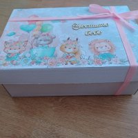 Подарък за новородено бебе, Прекрасен подарък за погача и изписване на бебе, снимка 7 - Комплекти за бебе - 41626557