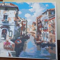 Уникална,много красива картина,Венеция Живопис Италия., снимка 6 - Картини - 43677179