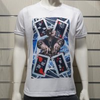Нова мъжка тениска с трансферен печат Попай моряка, Покер, снимка 1 - Тениски - 34668170