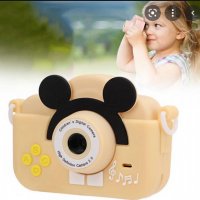 Детска Дигитална камера-фотоапарат 1080Р с дизайн Мики Маус в три цвята, снимка 3 - Камери - 35902610