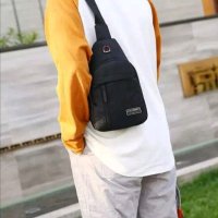 Мъжка чанта за рамо черна , снимка 6 - Чанти - 41784559