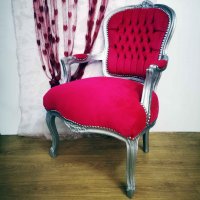 Кресло Класик/Циклама, снимка 6 - Дивани и мека мебел - 35989484