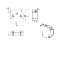 Датчик за край на нишката 3D принтер ф1.75mm, снимка 3 - Друга електроника - 40437856
