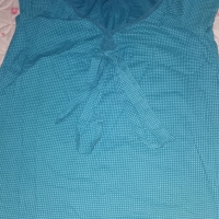 Красива тюркоазена блуза , снимка 3 - Ризи - 36102797