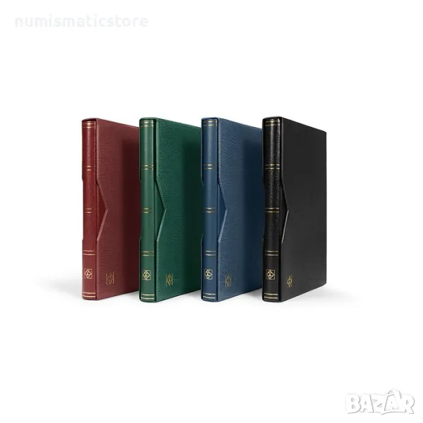 Leuchtturm Premium албум за марки LUX 16 черни листа + кутия / касета, снимка 1