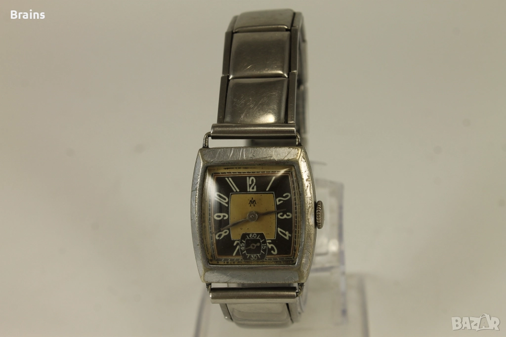 1930's AM Немски Военен Часовник Отлично Работещ, снимка 1