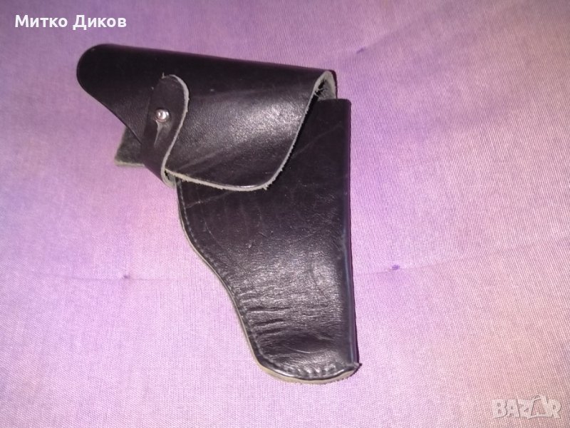 Закрит кобур за Макаров Валтер нов дебела кожа естествена, снимка 1
