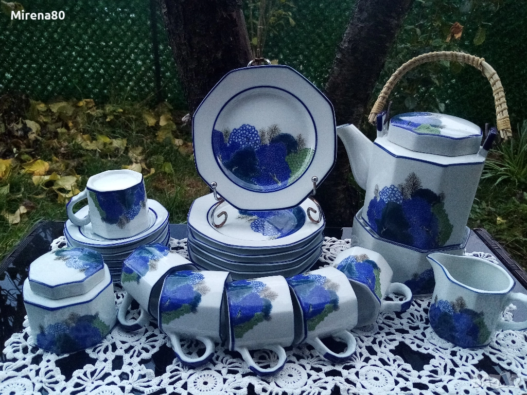 Винтидж сервиз в азиатски стил - 22 части !, снимка 1