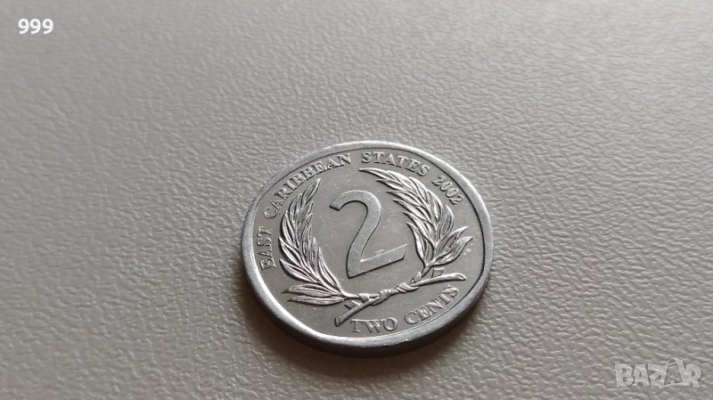 2 цента 2002 Източни Кариби, снимка 1