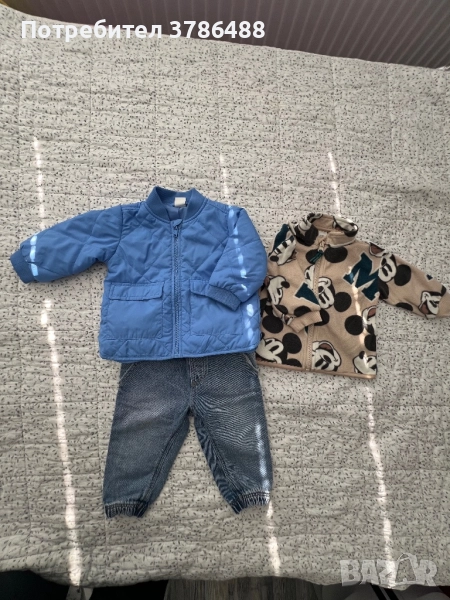 Лот от дрехи за момче р-р 74, снимка 1
