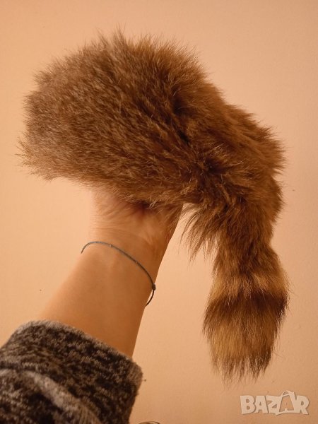 Шапка косъм с опашка, снимка 1