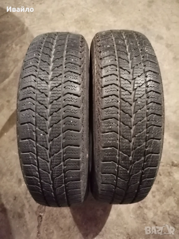 Продавам 2 броя зимни гуми 165.70.14 на 1 сезон дот 2019 Unoryal , снимка 1