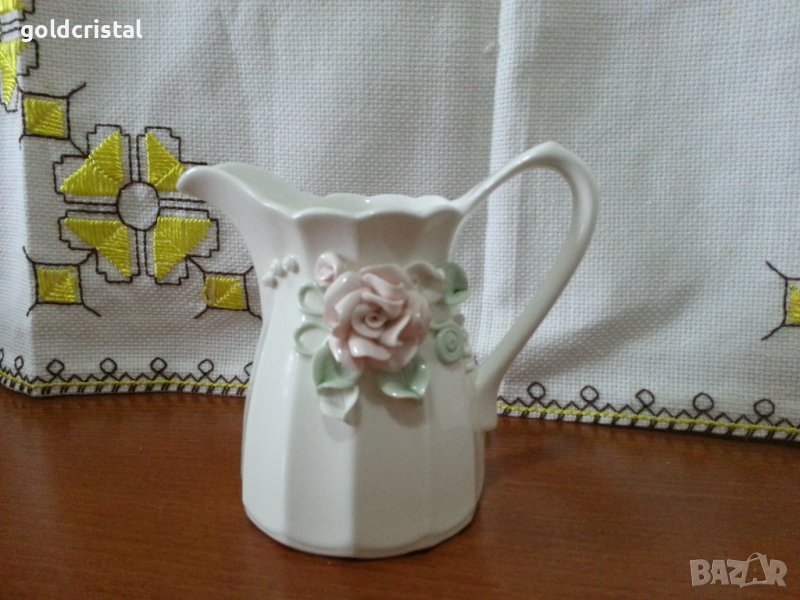 Български костен порцелан латиера каничка, снимка 1