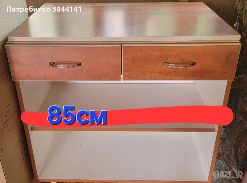 Шкаф с 2 чекмеджета., снимка 1