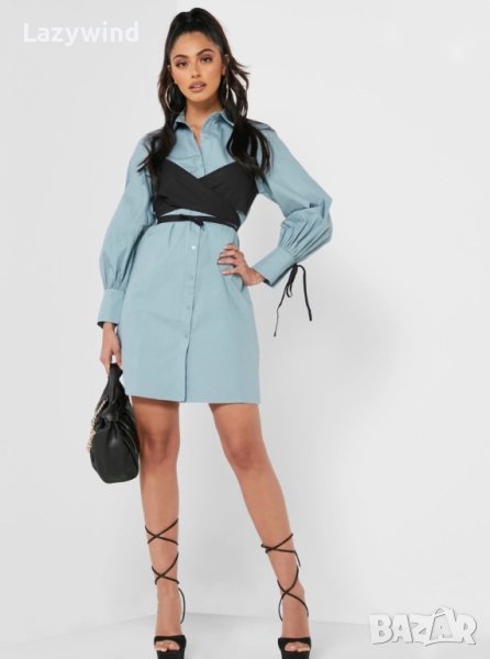 Рокля тип риза Missguided, снимка 1