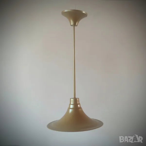 Модерен златен метален пендел,лампа за таван,единичен полилей, снимка 1