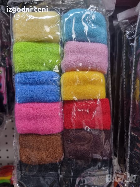 Хавлиени ластици за коса - пакет, снимка 1