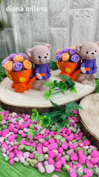 Сладки малки мечета в  лилаво и оранжево!, снимка 1