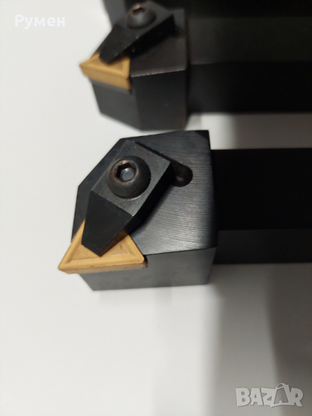 Стругарски ножове със смен.пластини комплект с 5бр пластини (с 6 режещи ръба), снимка 1