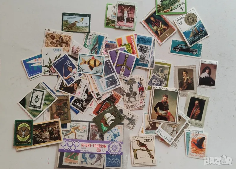 Класьор с пощенски марки, снимка 1