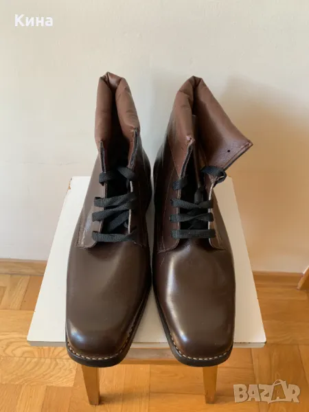 Продавам топли зимни боти от естествена кожа и гьон, снимка 1