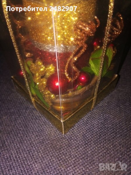 Стара коледна свещ, снимка 1