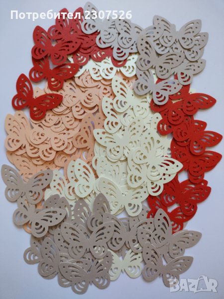 Пеперуди от перлен картон, снимка 1