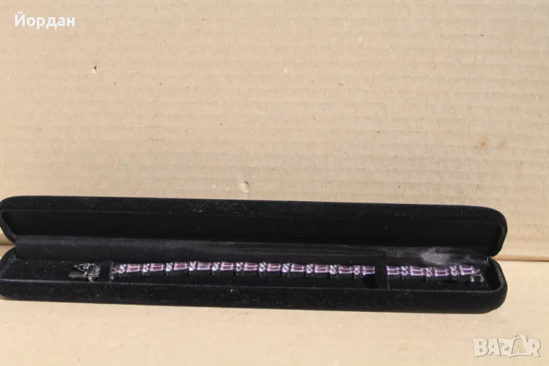 Сребърна дамска гривна, снимка 1