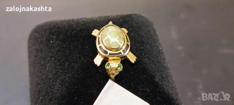 Златна висулка костенурка-2,60гр/14кр, снимка 1