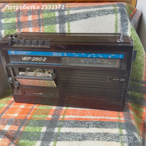 ВЕФ радио касетофон , снимка 1