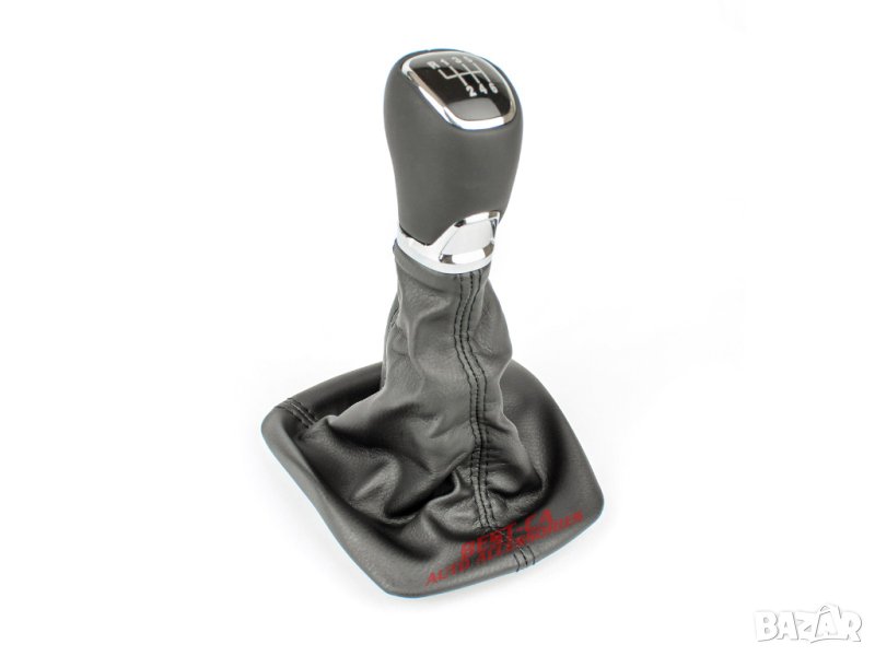 Топка за скоростен лост с маншон Шкода Октавия 2 / Skoda Octavia 2 Mk2 (2004-2012) 6 скорости, снимка 1