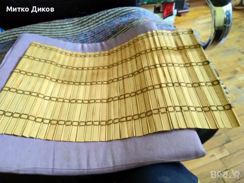 Постелка поставка за топли съдове 47х30см дървена, снимка 1