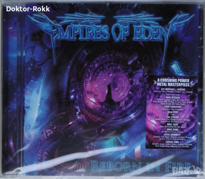 Empires Of Eden – Reborn In Fire (2010, CD), снимка 1