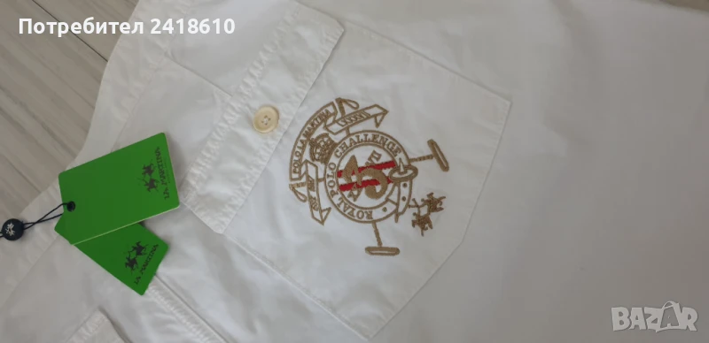 La Martina Marine Cotton Twill Slim Fit Mens Pant Size 36 -  НОВО! ОРИГИНАЛ! Мъжки Летен Панталон!, снимка 1