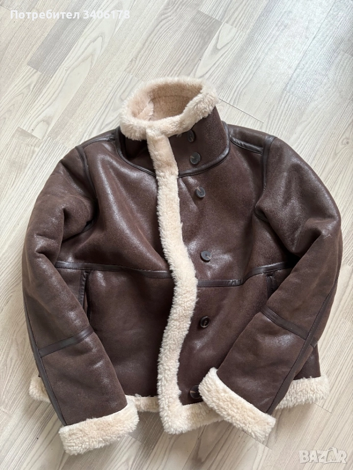 Зимно яке кафяво, снимка 1