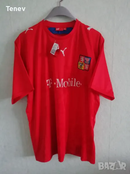 Чехия оригинална нова футболна тениска фланелка Czech Republic Puma от Световното 2006 XL , снимка 1