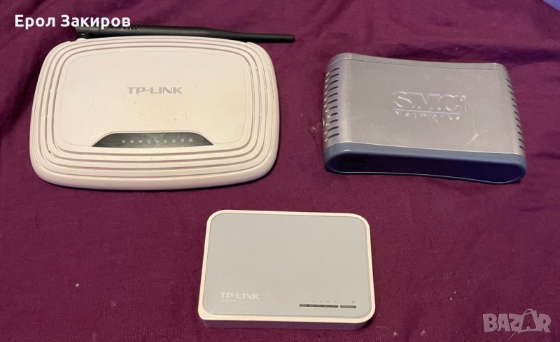 Рутери tp link wr740n, снимка 1