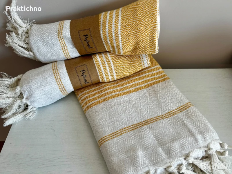 Плажни кърпи тип ПЕЩЕМАЛ 100% памук (Кърпи за баня,плаж и СПА) размери 100х180 см 🏖️⛱️🏝️, снимка 1