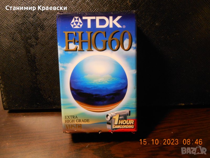 TDK E-HG 60 8mm VHS-C Video Cassette, снимка 1