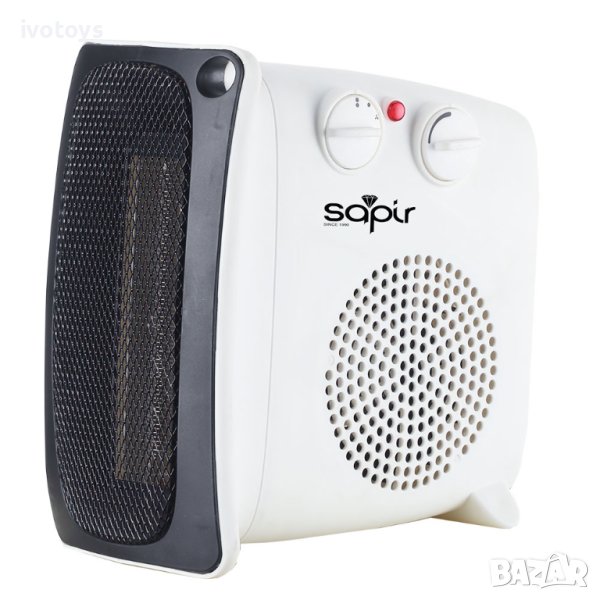 Вентилаторна печка SAPIR SP 1970 B, 2000W, 3 степени, Дръжка за пренасяне, Защита от прегряване, Бял, снимка 1