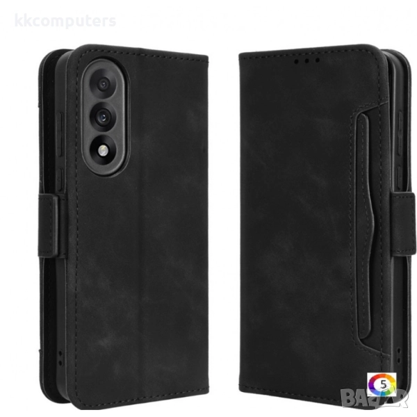 Кожен калъф портфейл за OnePlus Nord 5 5G / Ace 5 Ultra 5G, с протектор, 5 цвята, снимка 1